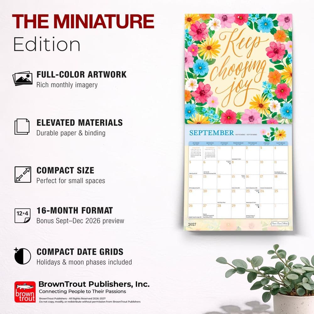 Bonnie Marcus 2027 Mini Wall Calendar Fifth Alternate Image