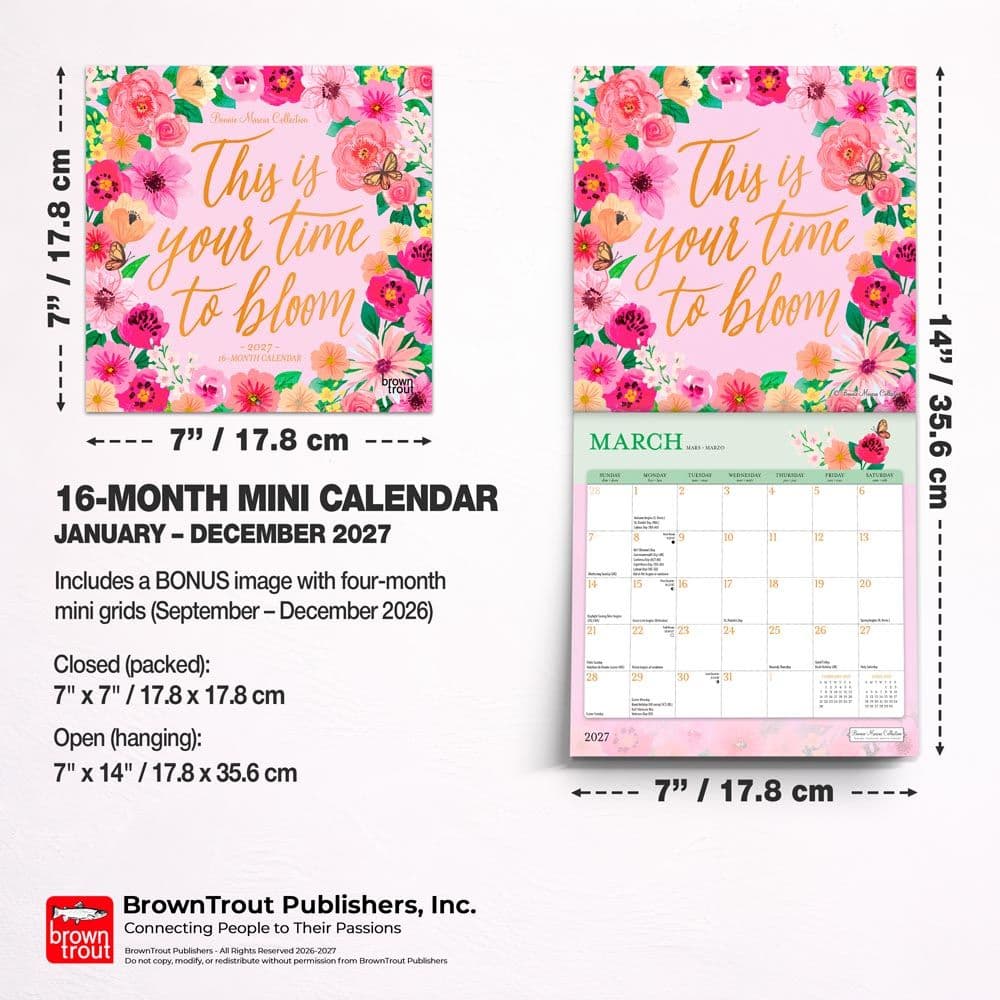 Bonnie Marcus 2027 Mini Wall Calendar Sixth Alternate Image
