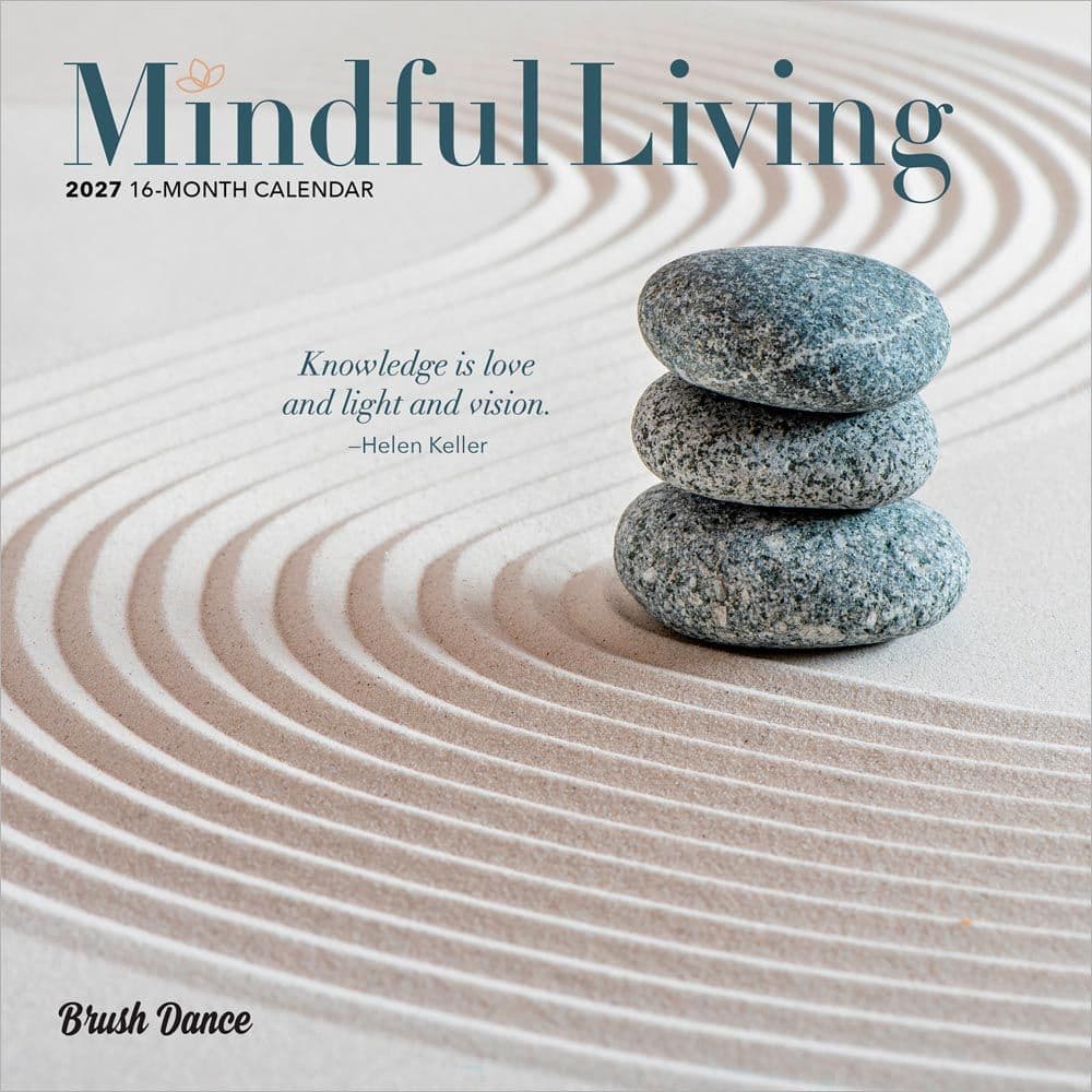 Mindful Living 2027 Mini Wall Calendar Main Product Image