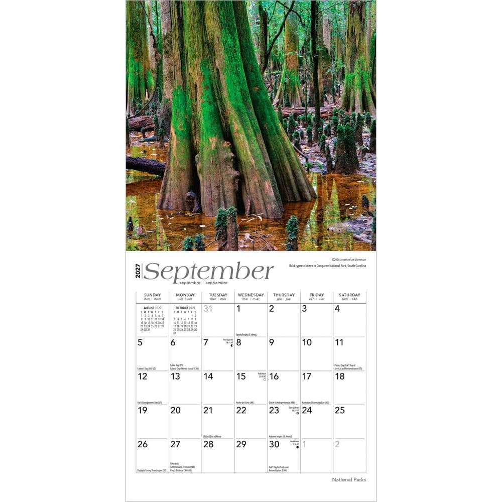 National Parks 2027 Mini Wall Calendar Third Alternate Image