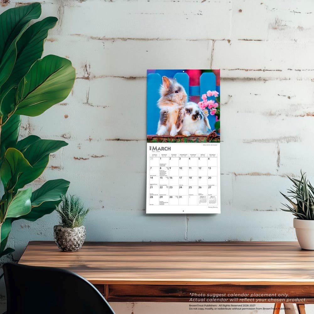 Honey Bunny 2027 Mini Wall Calendar Fourth Alternate Image
