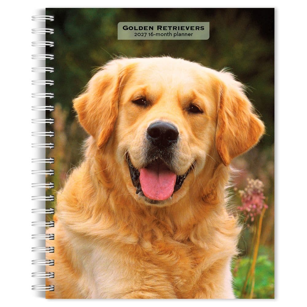 Golden Retrievers 2027 Engagement Planner Main Product Image