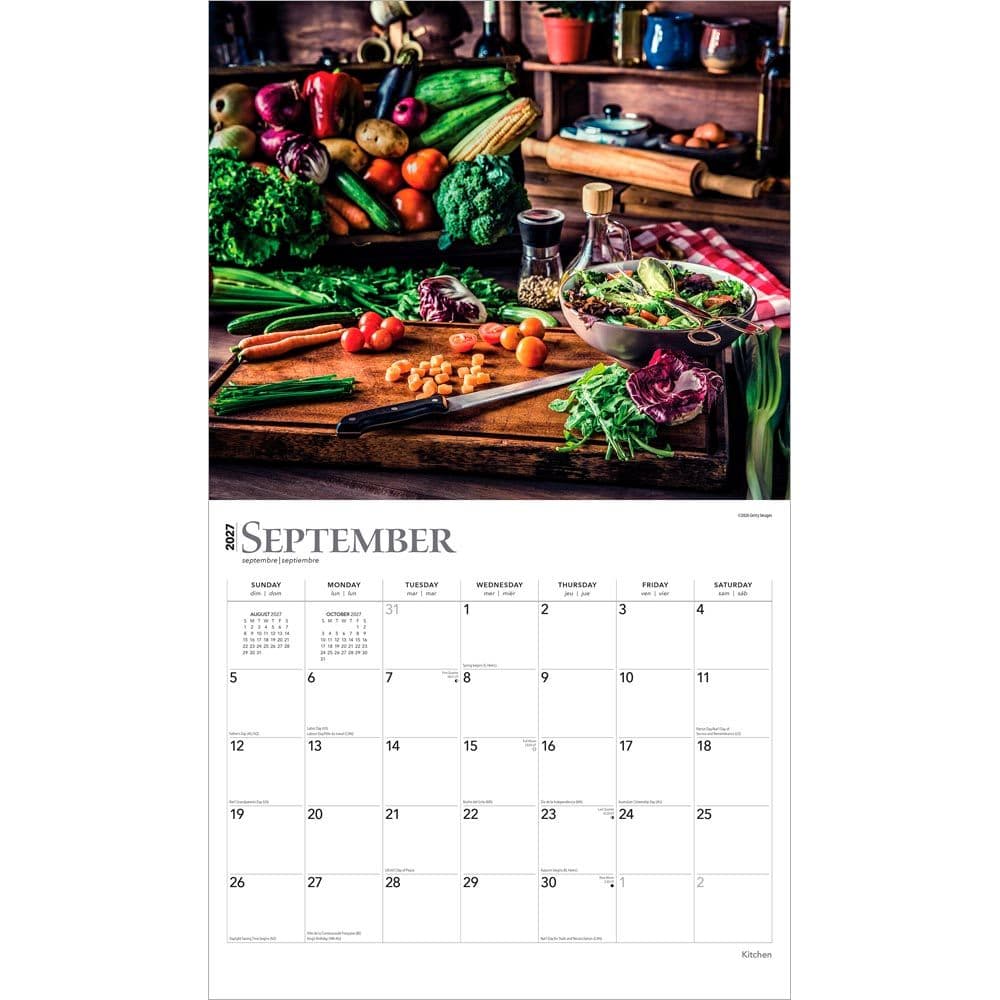 Kitchen 2027 Deluxe Wall Calendar Third Alternate Image