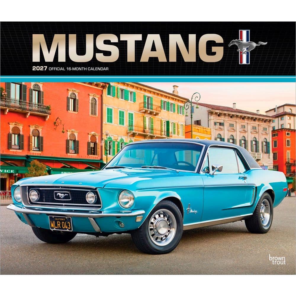 Mustang 2027 Deluxe Wall Calendar Main Product Image