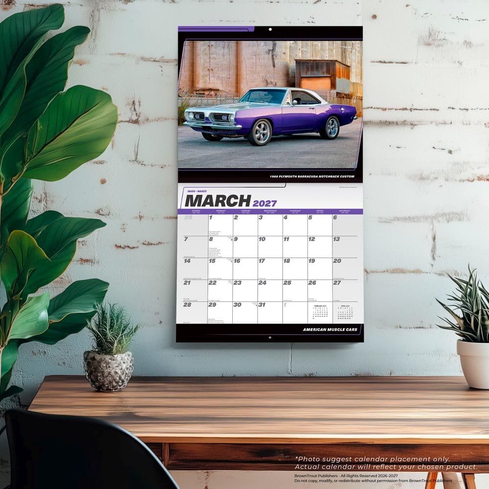 American Muscle Cars 2027 Deluxe Wall Calendar Fourth Alternate Image