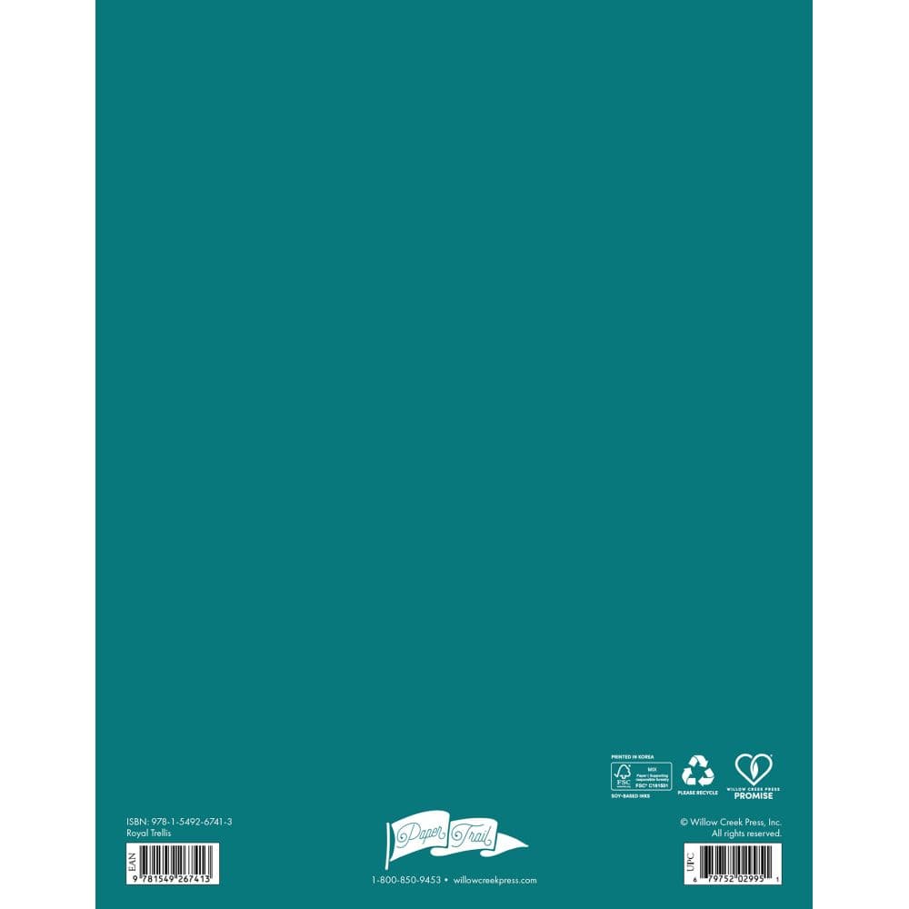 Royal Trellis Booklet 2027 Monthly Planner First Alternate Image