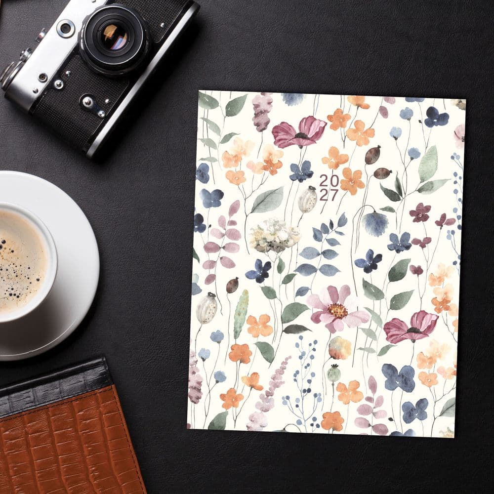 Navy &amp; Tan Booklet 2027 Monthly Planner Fourth Alternate Image