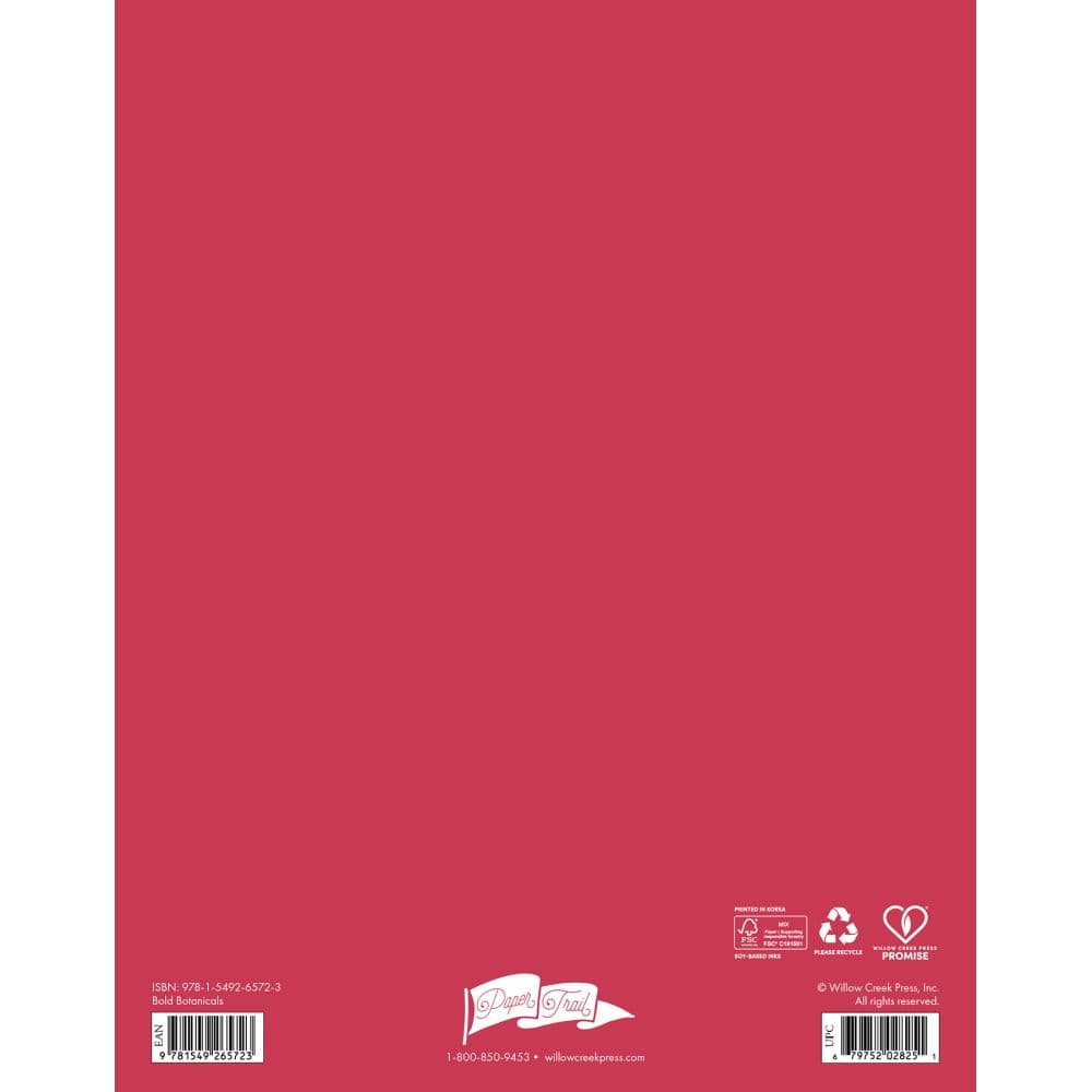 Bold Botanicals Booklet 2027 Monthly Planner First Alternate Image