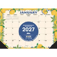 image Mediterranean Moments Small 2027 Monthly Desk Pad Second Alternate Image