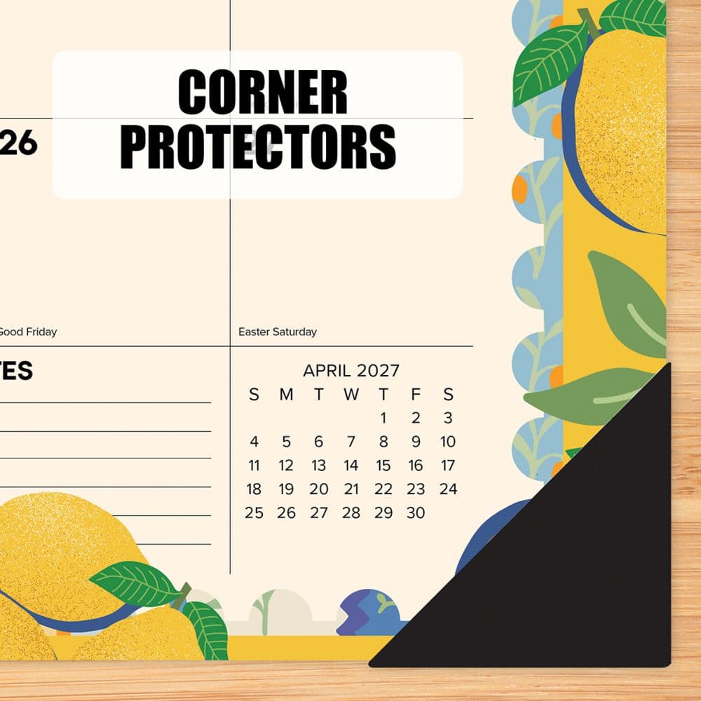 Mediterranean Moments Small 2027 Monthly Desk Pad Fourth Alternate Image