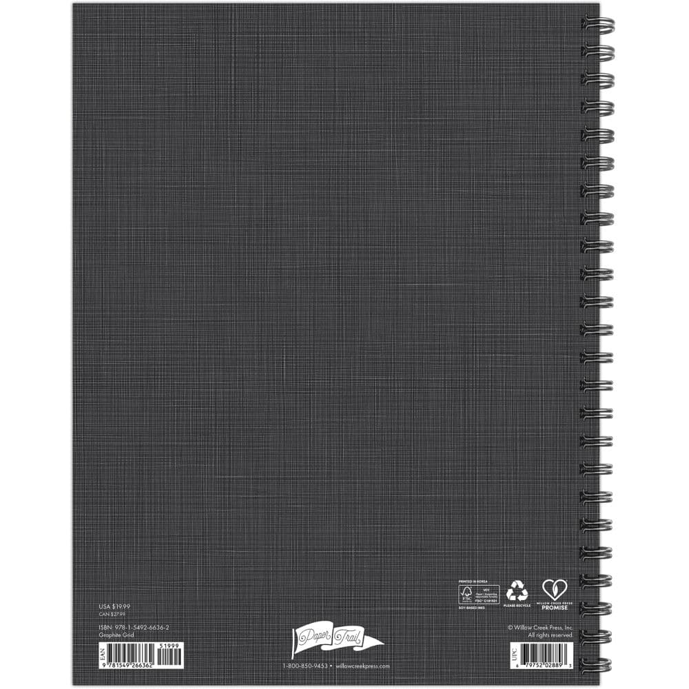 Graphite Grid 2027 Monthly Planner First Alternate Image