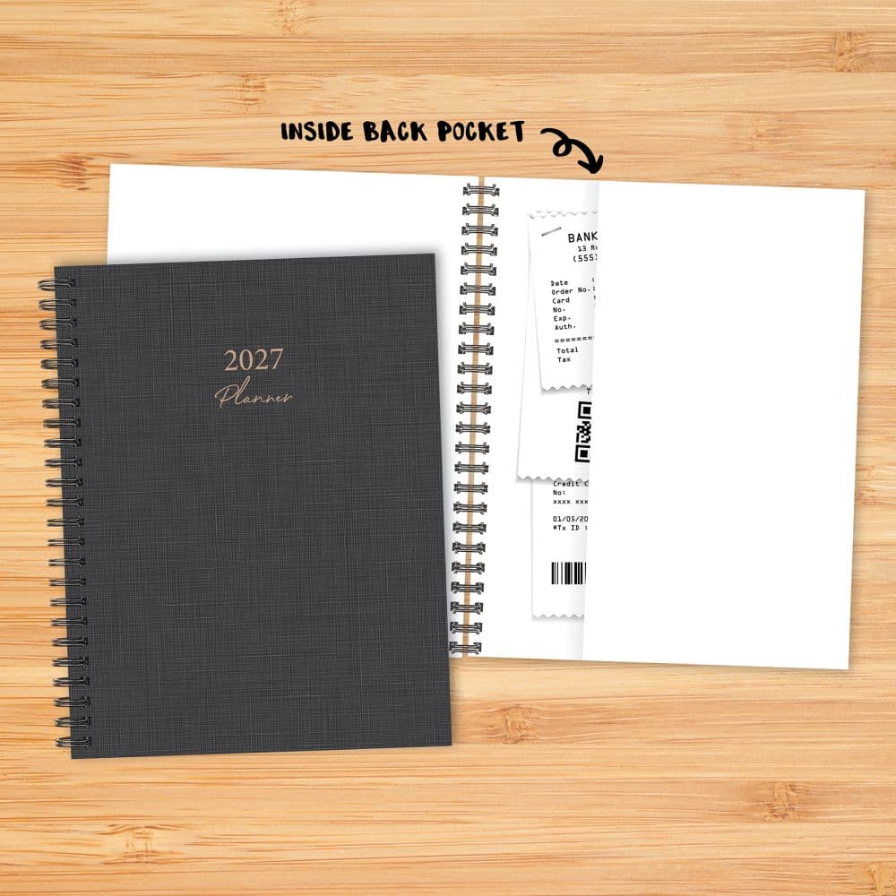 Graphite Grid 2027 Monthly Planner Fourth Alternate Image
