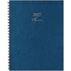 image Blue Leathered 2027 Monthly Planner Main Product Image
