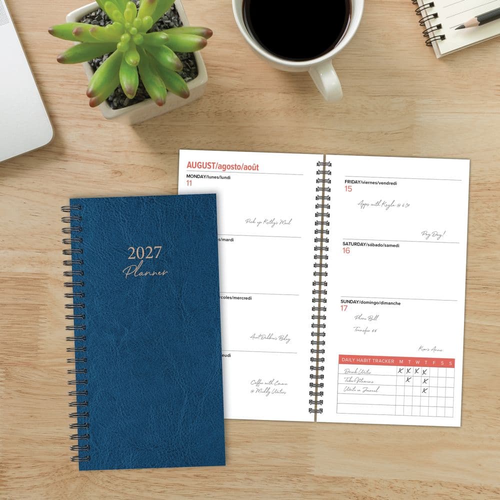 Gray Stripe 2027 Weekly Planner Third Alternate Image