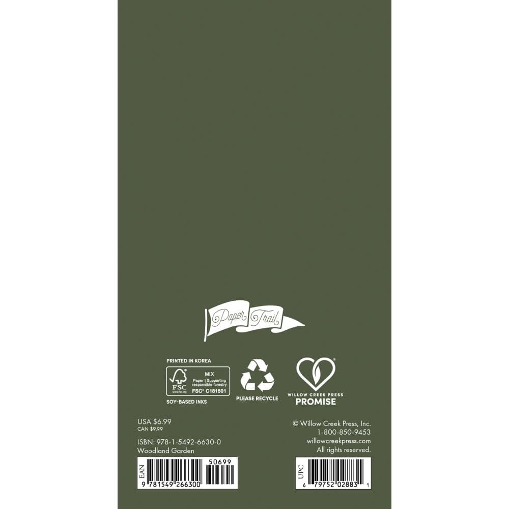 Woodland Garden 2027 2 Year Pocket Planner First Alternate Image