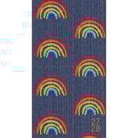 image Retro Rainbow 2027 2 Year Pocket Planner Main Product Image