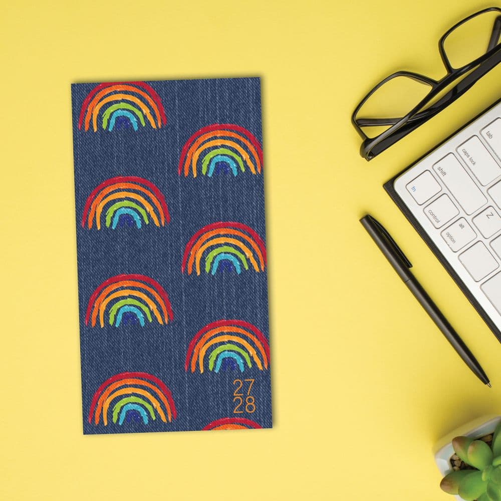 Retro Rainbow 2027 2 Year Pocket Planner Third Alternate Image