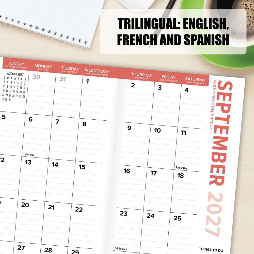 Mediterrean Tiles 2027 2 Year Pocket Planner Fourth Alternate Image