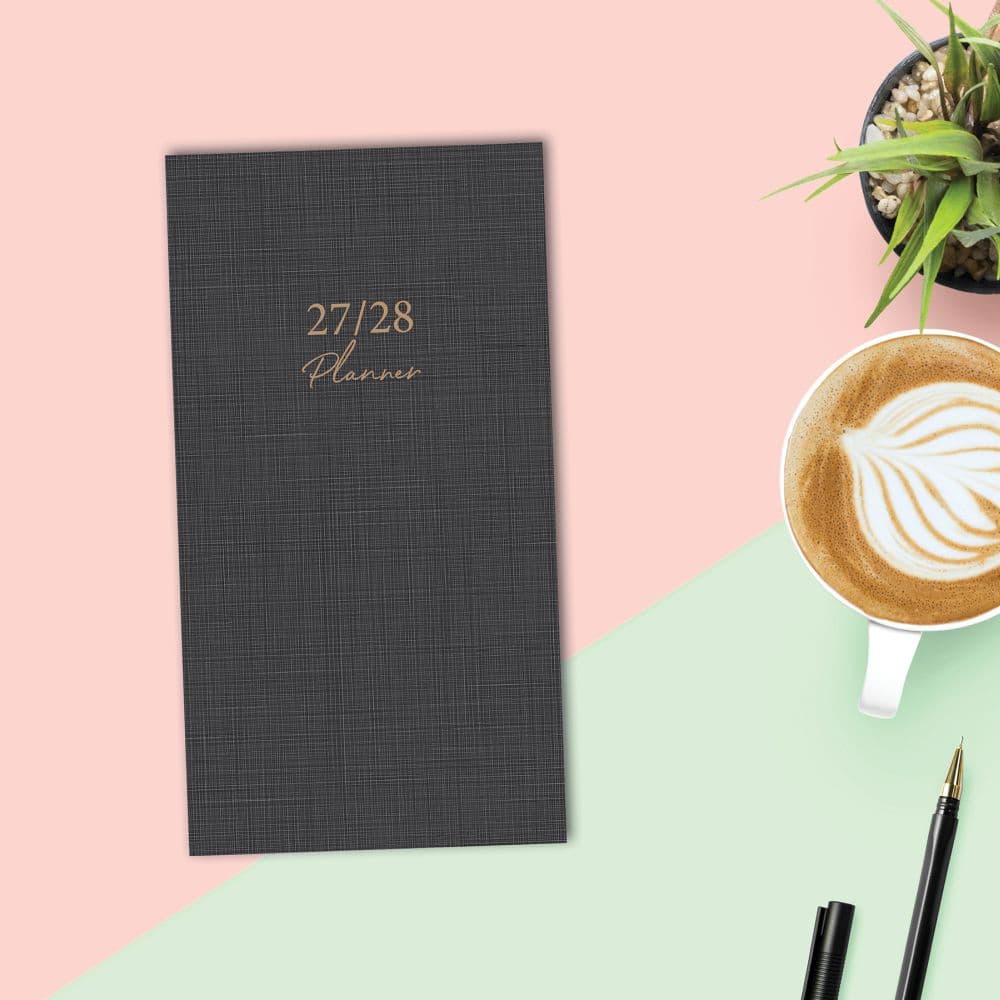 Graphite Grid 2027 2 Year Pocket Planner Third Alternate Image