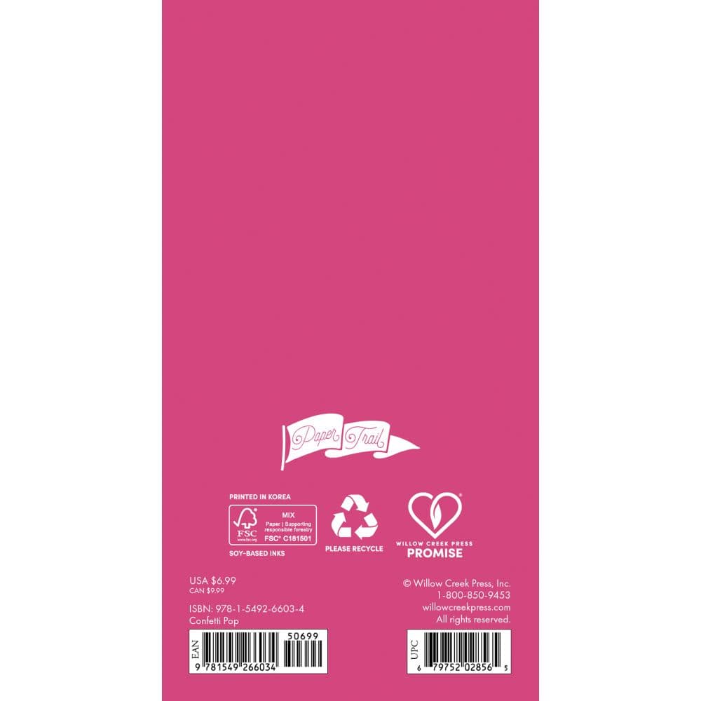 Confetti Pop 2027 2 Year Pocket Planner First Alternate Image