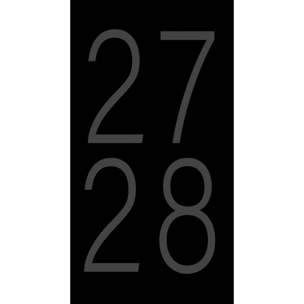 Black 2027 2 Year Pocket Planner Main Product Image