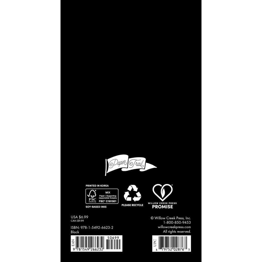 Black 2027 2 Year Pocket Planner First Alternate Image