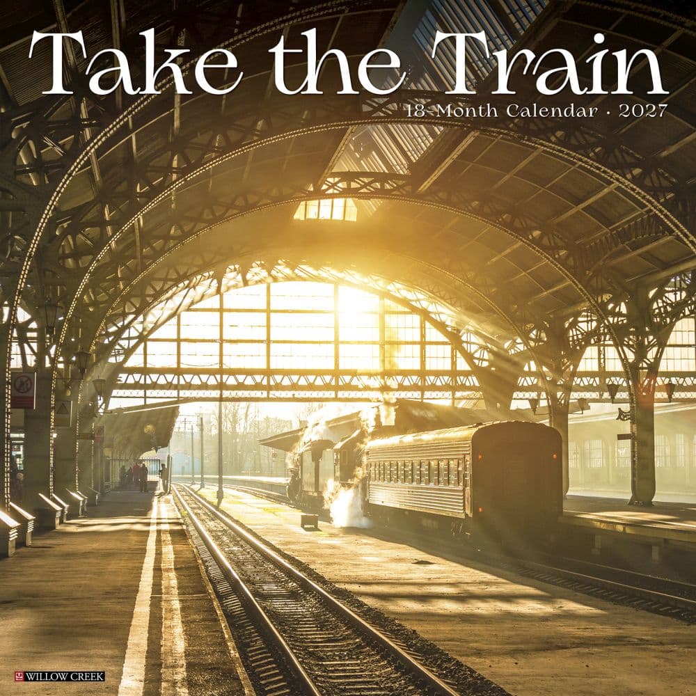 Take the Train 2027 Wall Calendar Main Product Image