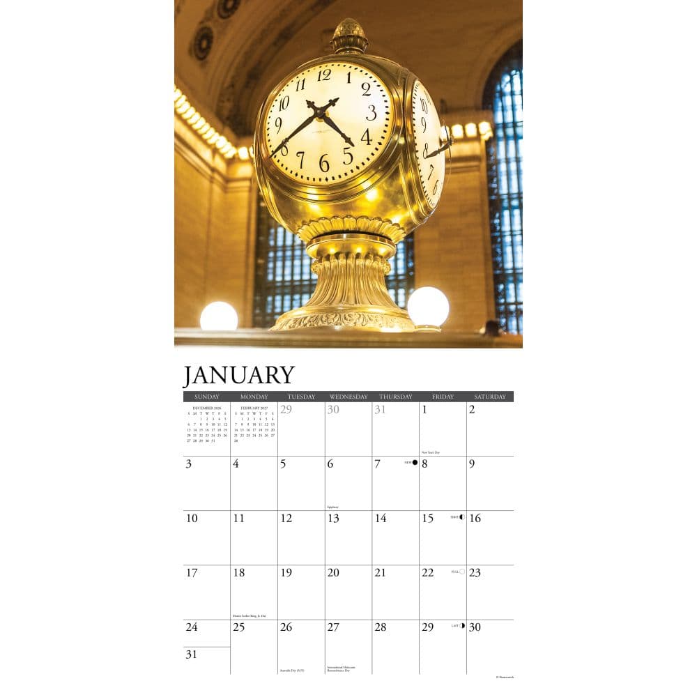 Take the Train 2027 Wall Calendar Second Alternate Image