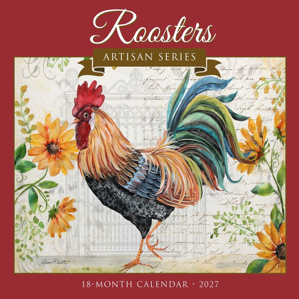 image Roosters 2027 Wall Calendar Main Product Image