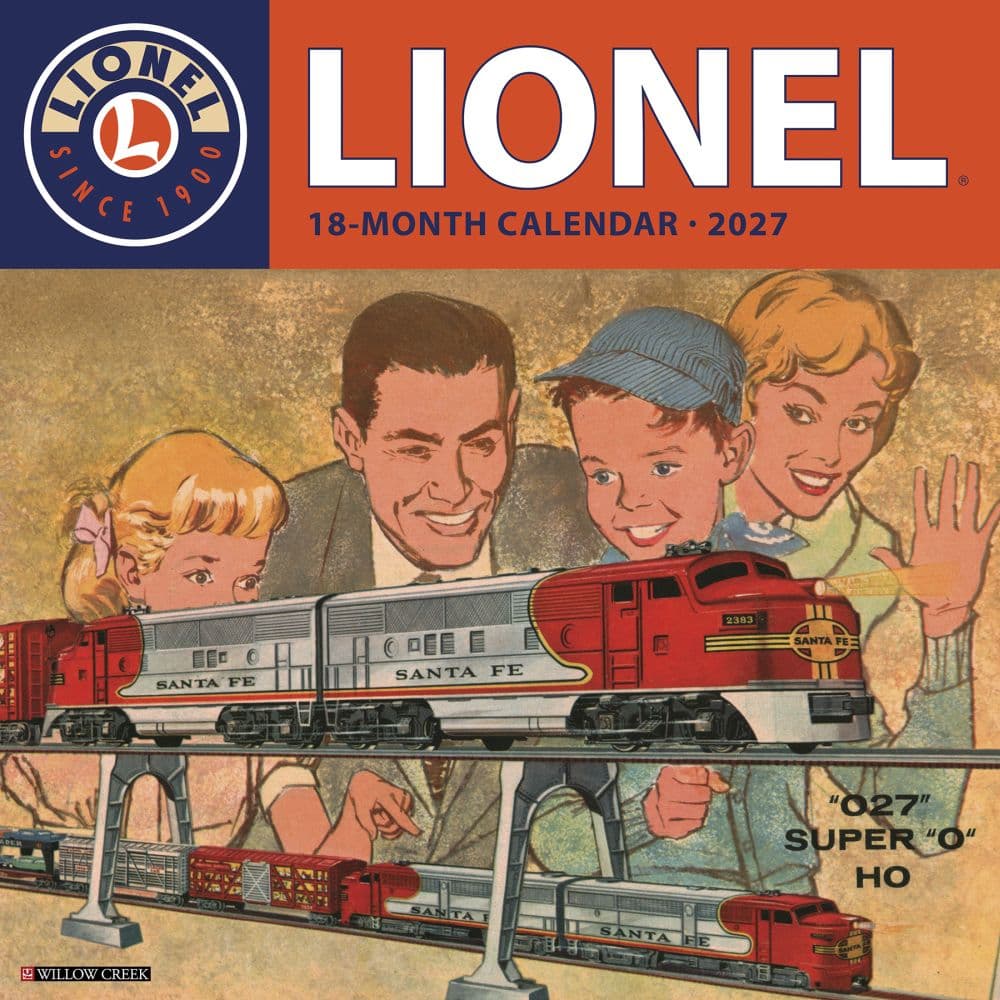 Lionel 2027 Wall Calendar