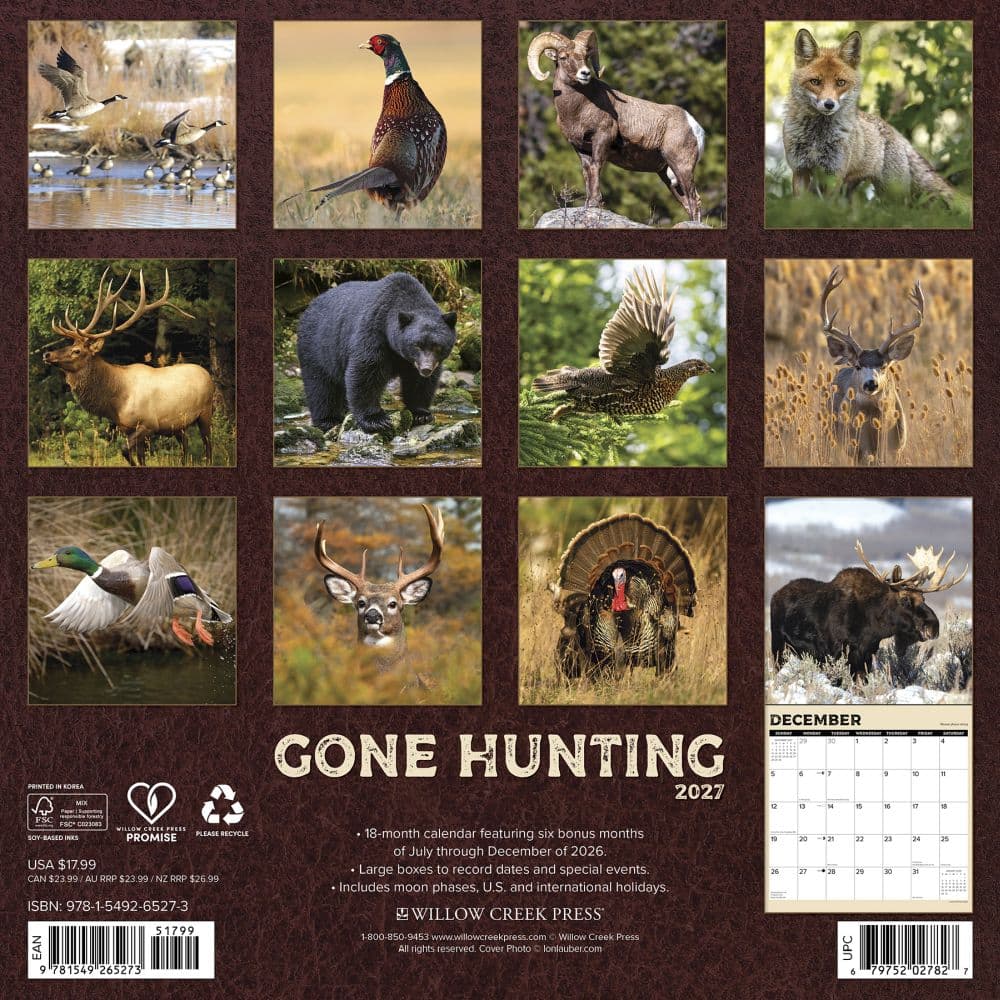 Gone Hunting 2027 Wall Calendar First Alternate Image
