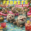 image Ferrets Gone Wild 2027 Wall Calendar Main Product Image
