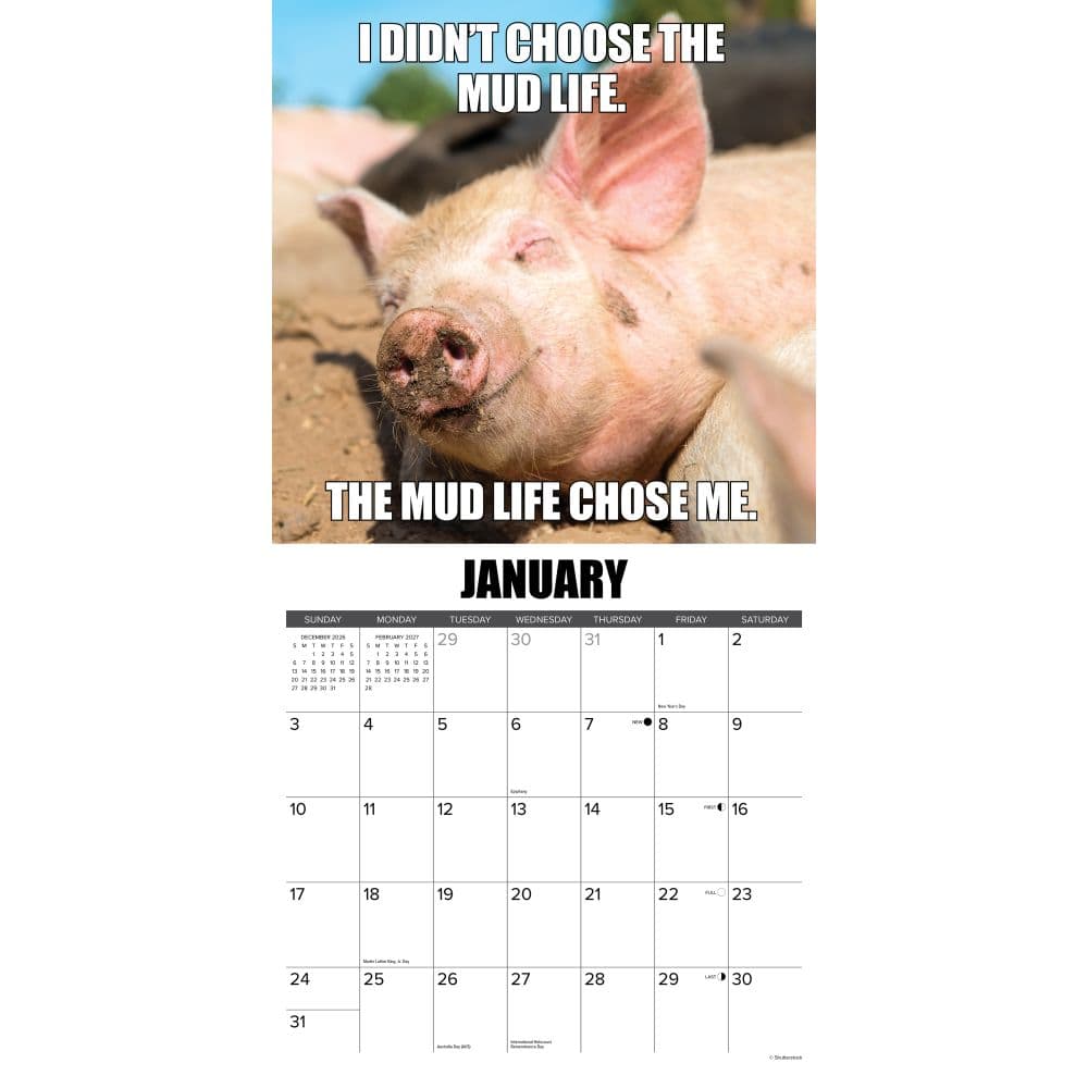 Farm Funnies 2027 Wall Calendar Second Alternate Image