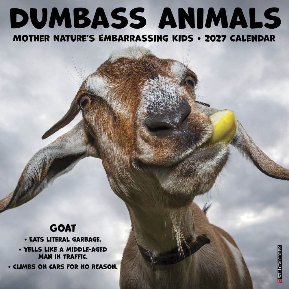 image Dumbass Animals 2027 Wall Calendar Main Product Image