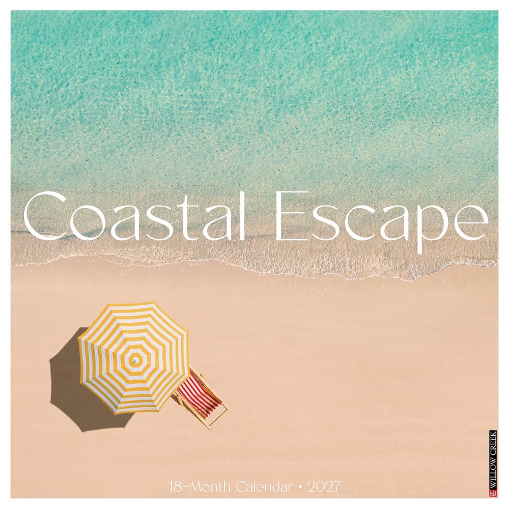 image Coastal Escape 2027 Wall Calendar Main Product Image