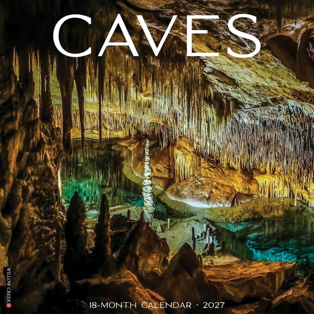 Caves 2027 Wall Calendar Main Product Image