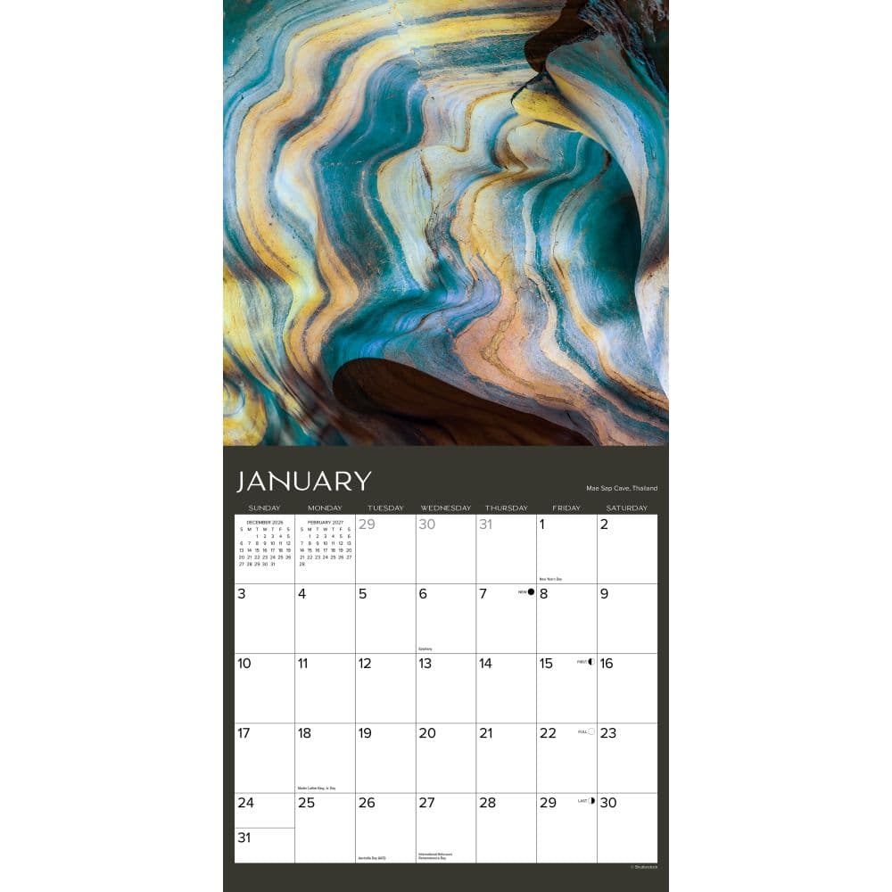 Caves 2027 Wall Calendar Second Alternate Image