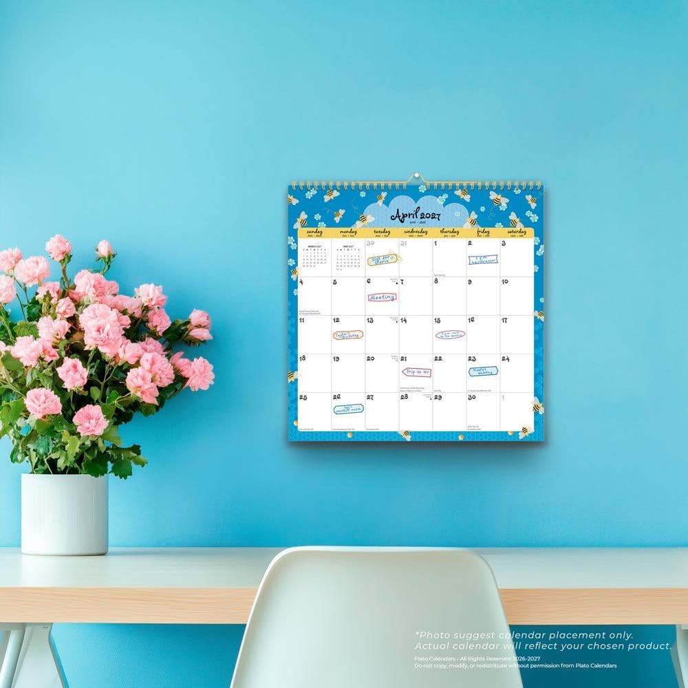 Busy Bees Plato 2027 Wall Calendar Fourth Alternate Image