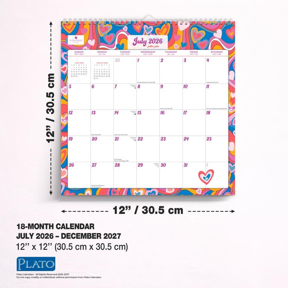 Turnowsky House 2027 Wall Calendar Sixth Alternate Image