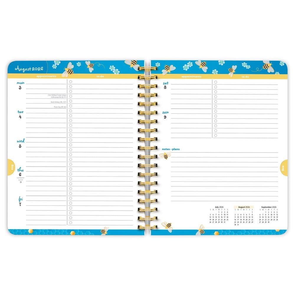 Busy Bees Desk 2027 Planner Third Alternate Image