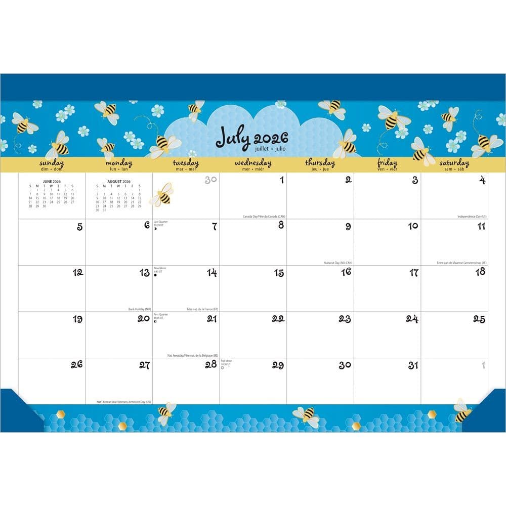 Busy Bees 2027 Desk Pad Main Product Image