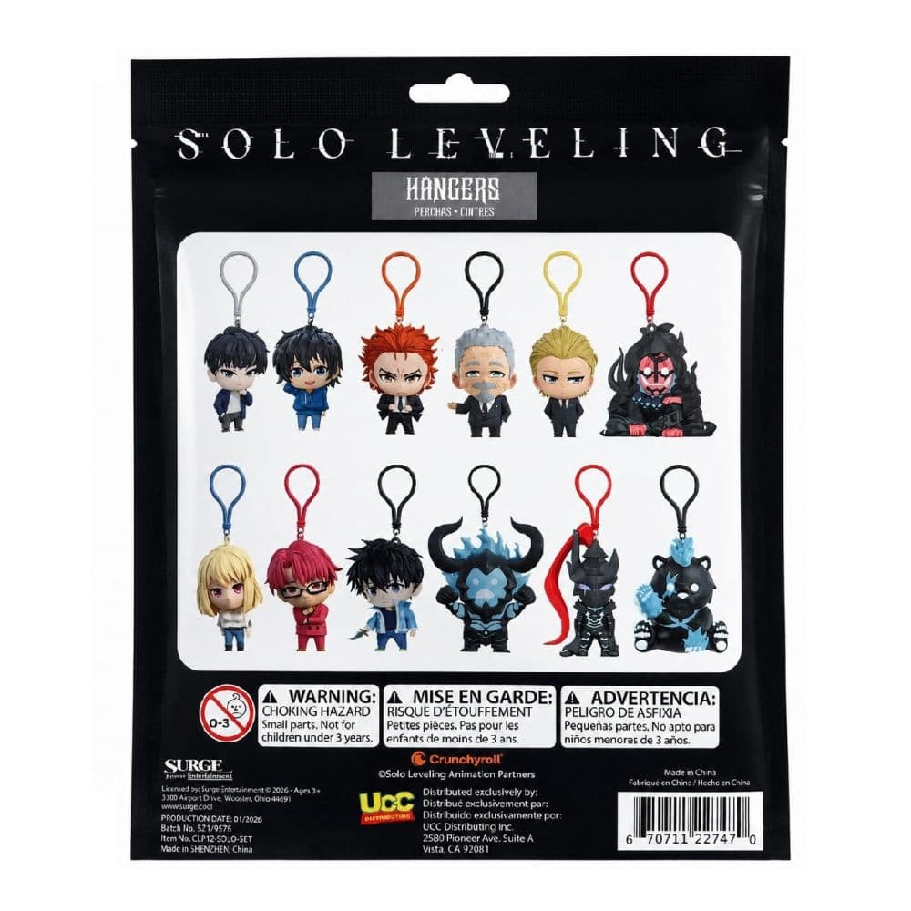 Solo Leveling Jumbo Flocked Hangers - Blind Pack Second Alternate Image