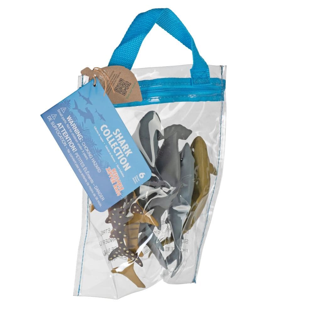 Wild Republic Polybag Sharks Figurine Set Second Alternate Image