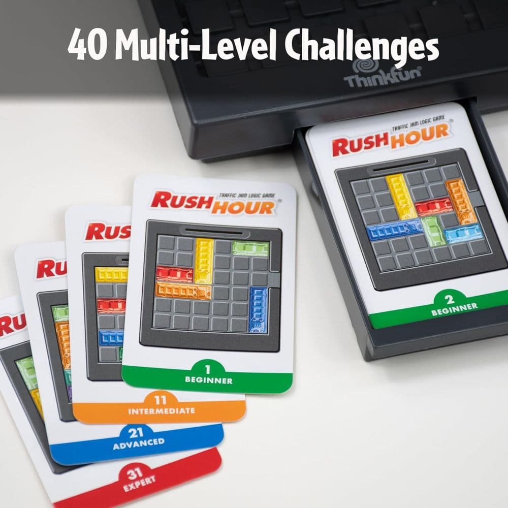 ThinkFun Rush Hour Traffic Jam Logic Game Third Alternate Image