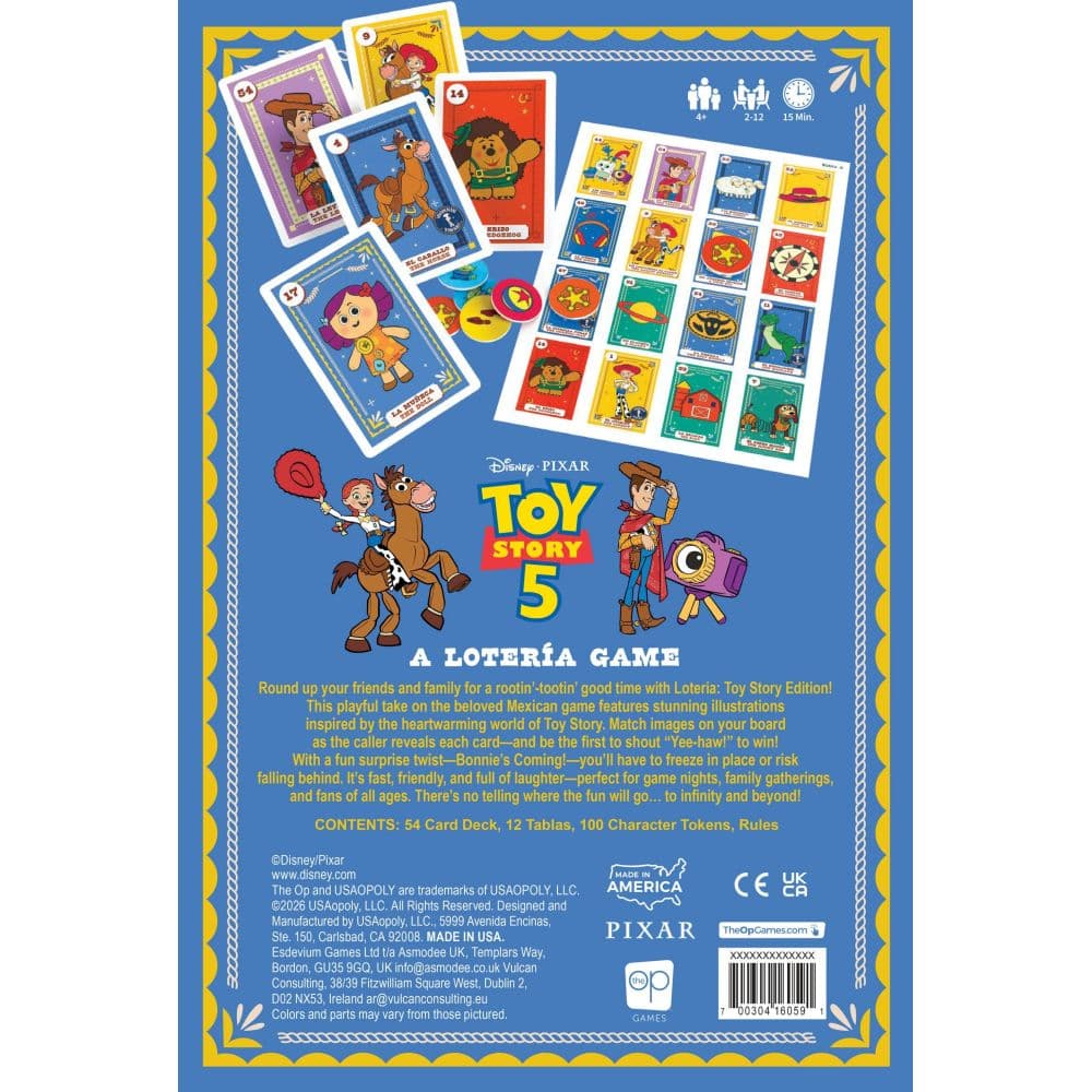 Loteria Toy Story Edition Game First Alternate Image