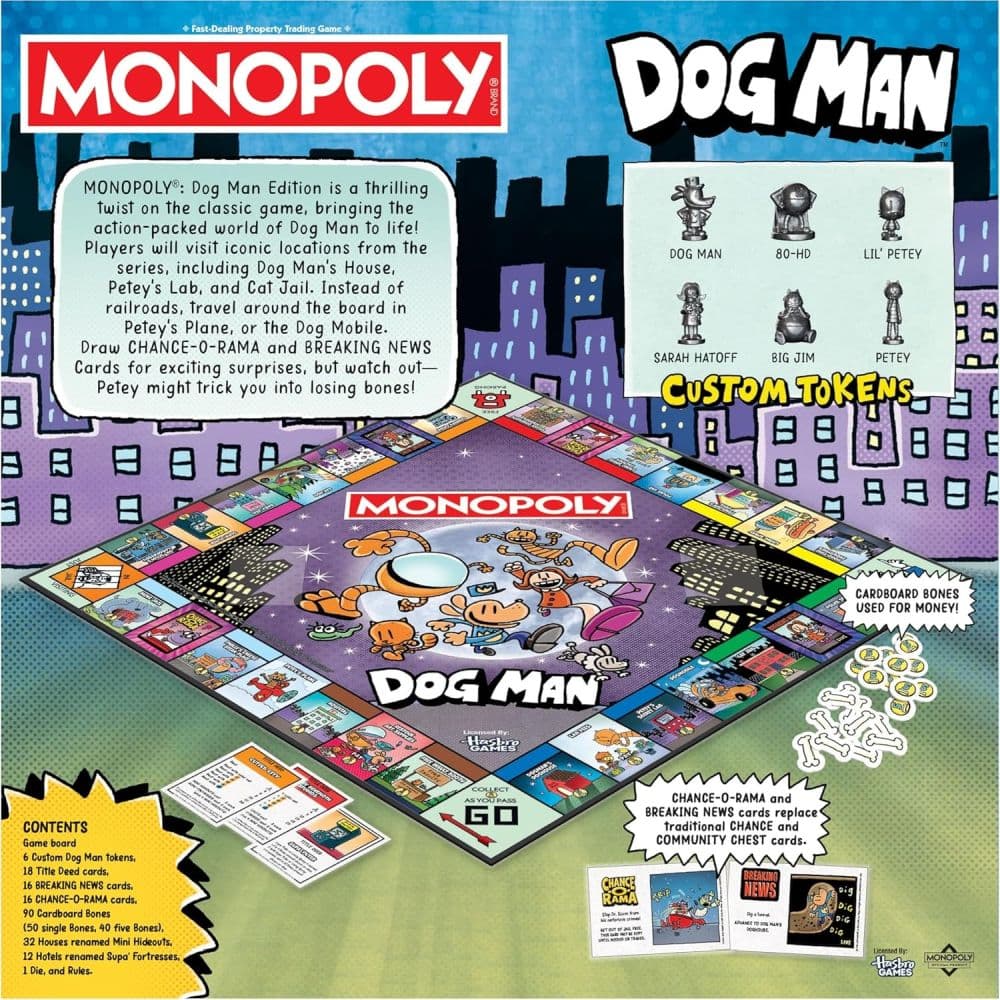 Monopoly Dog Man Edition Board Game First Alternate Image