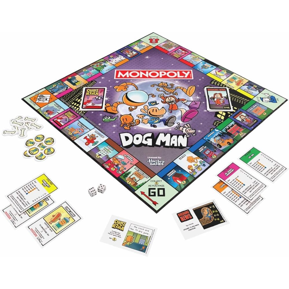 Monopoly Dog Man Edition Board Game Second Alternate Image