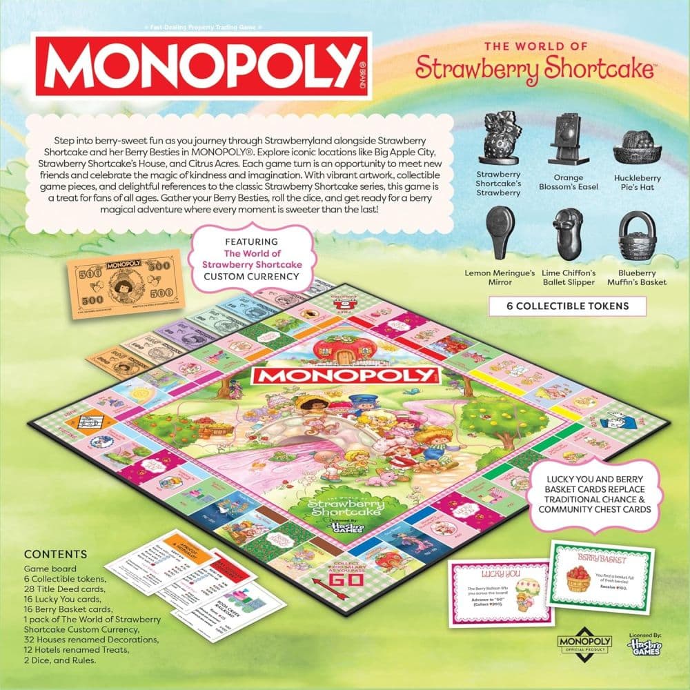 Monopoly Strawberry Shortcake Edition Board Game First Alternate Image