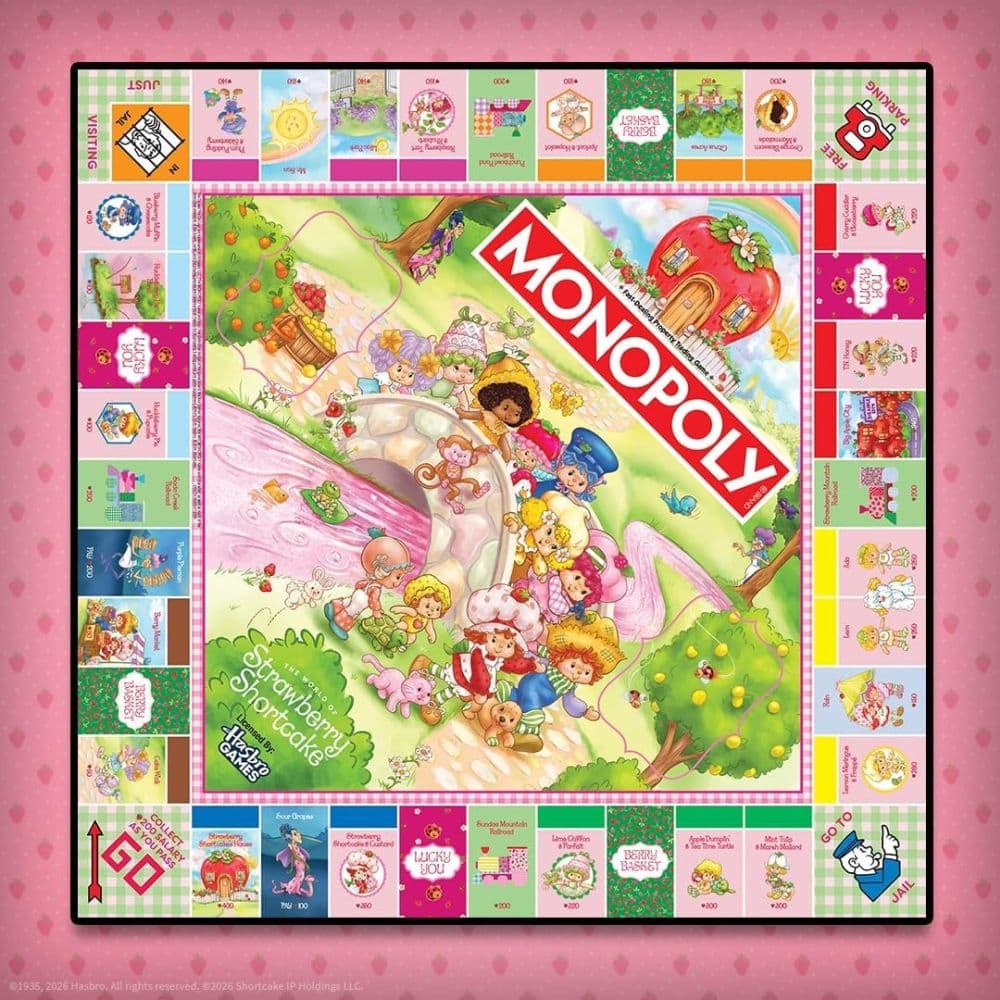 Monopoly Strawberry Shortcake Edition Board Game Fourth Alternate Image