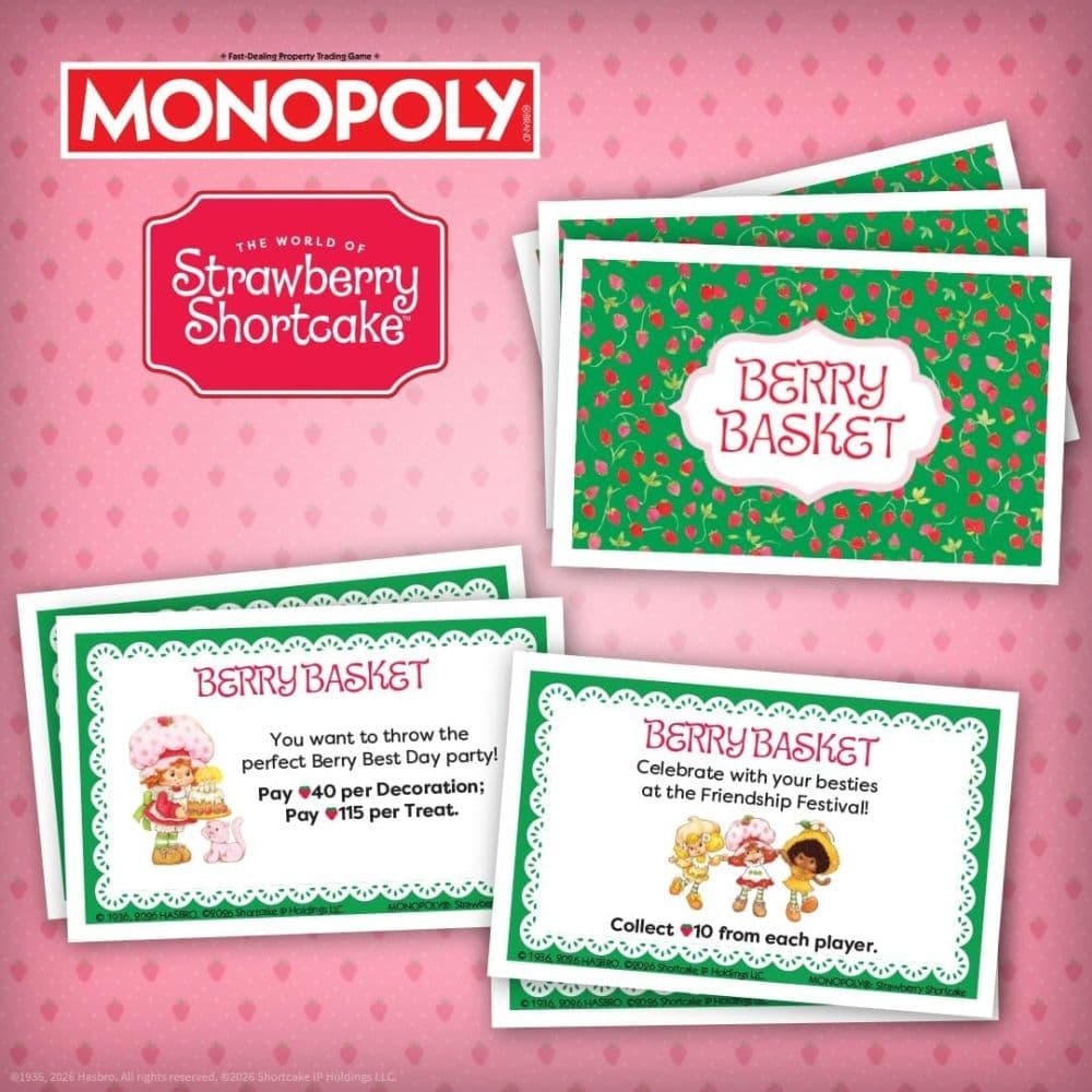 Monopoly Strawberry Shortcake Edition Board Game Seventh Alternate Image
